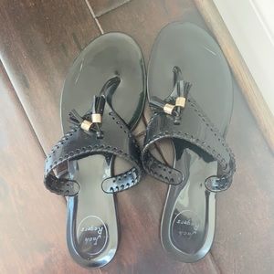 Jack Roger Flip Flops (size 9- black)